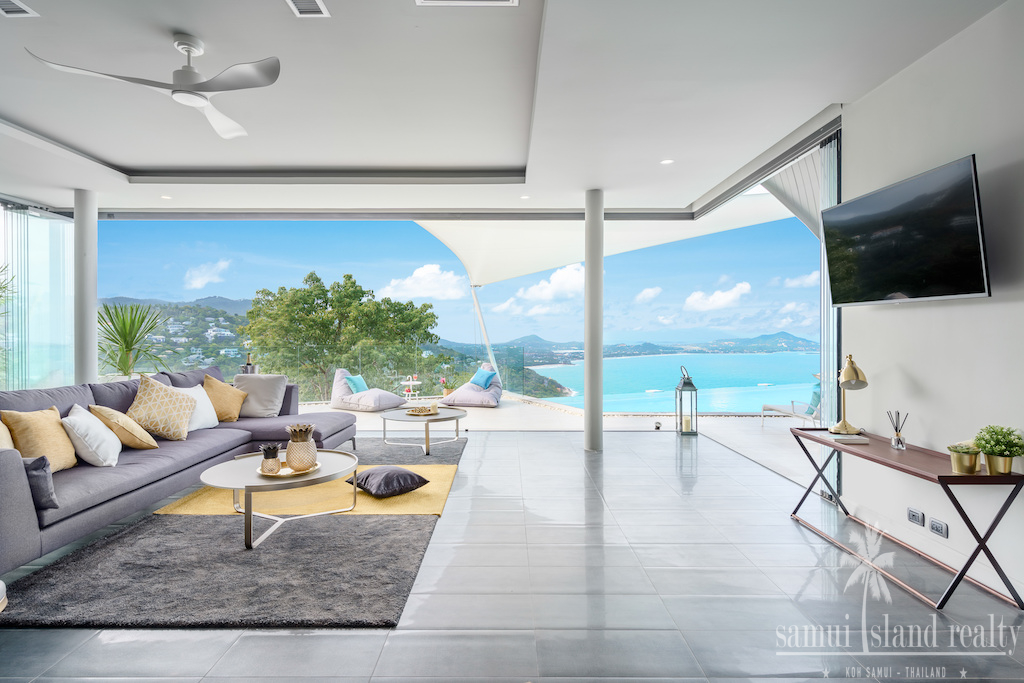 Koh Samui Chaweng Noi Property Lounge View