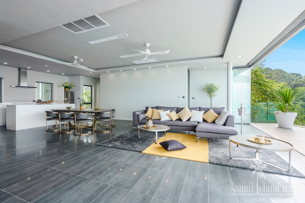 Koh Samui Chaweng Noi Property Living Space