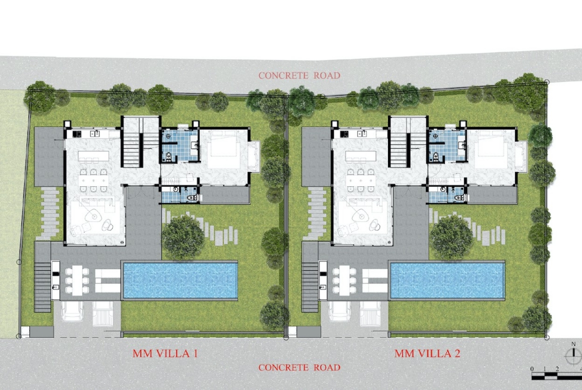 Koh Samui Chaweng Noi Villas Floor Plan