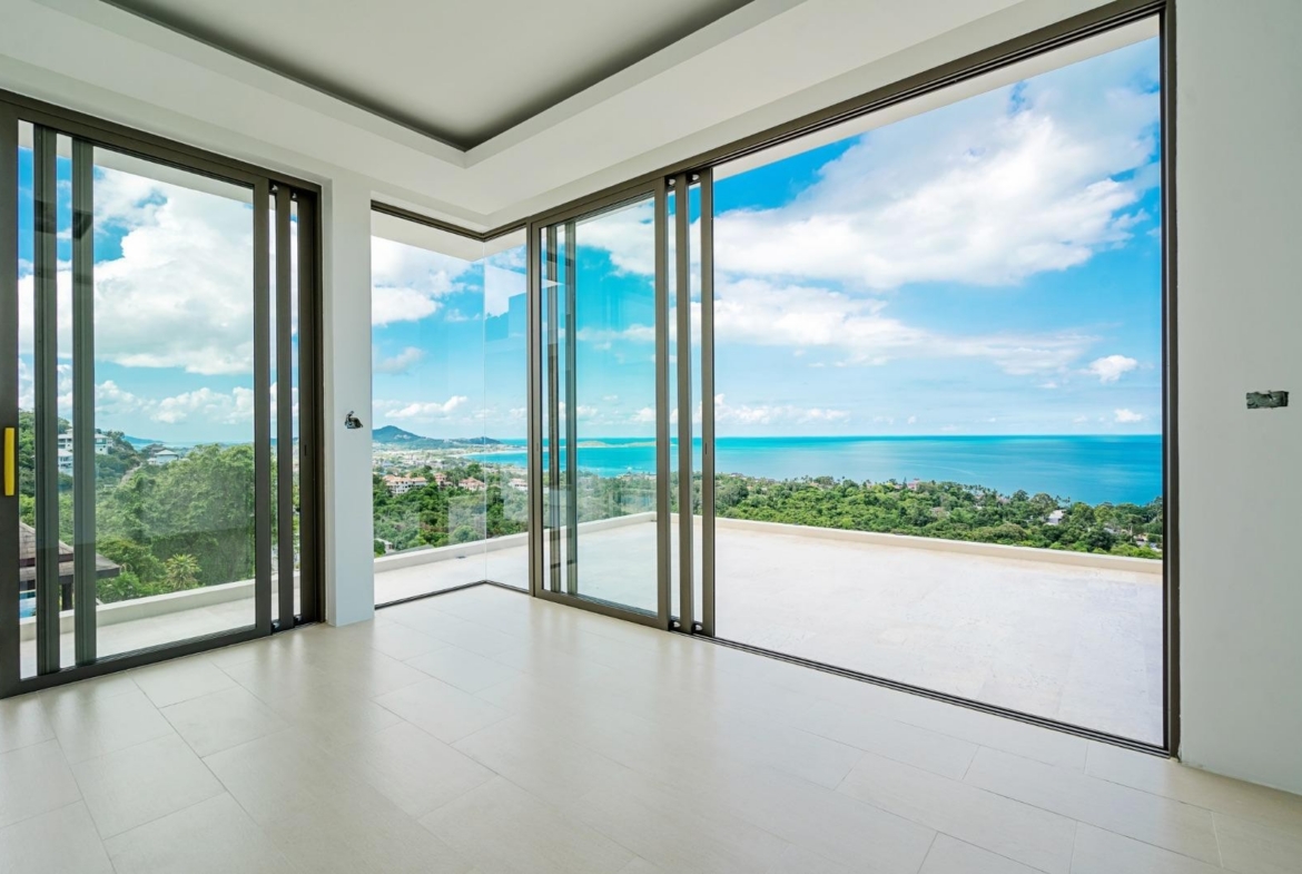 Koh Samui Contemporary Modern Villa Lounge View