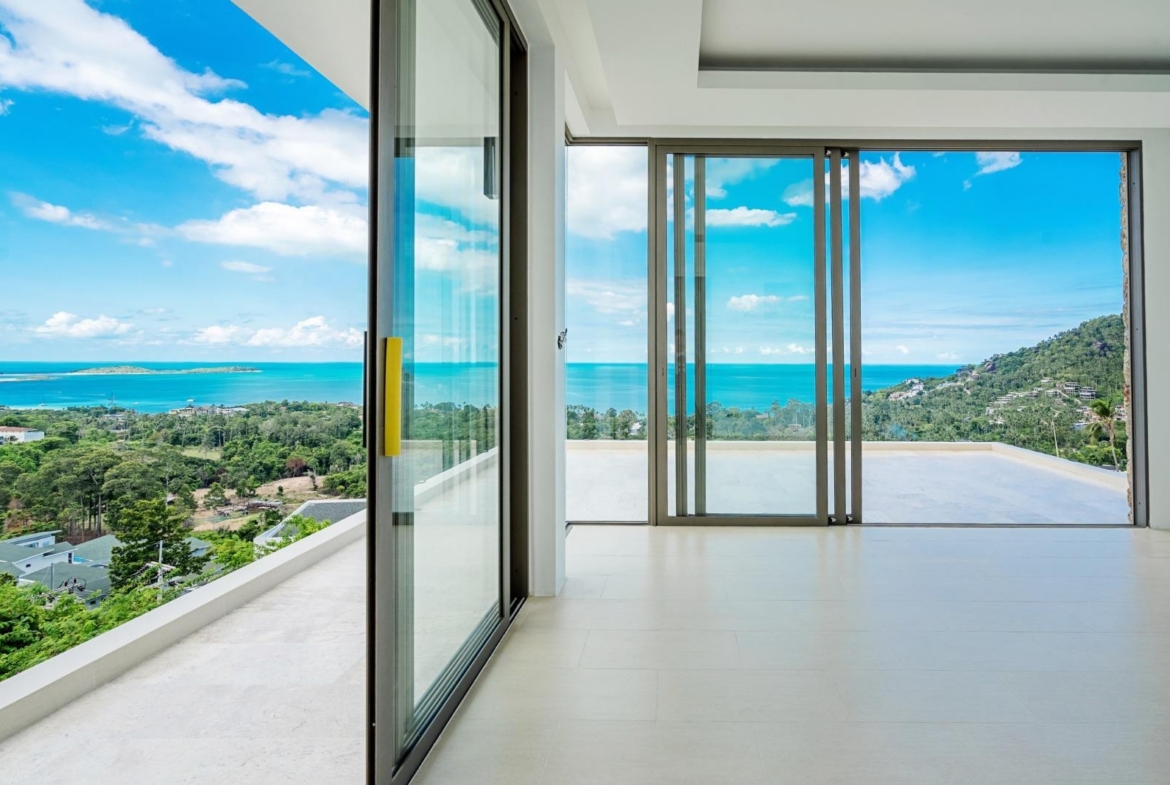 Koh Samui Contemporary Modern Villa Living Area