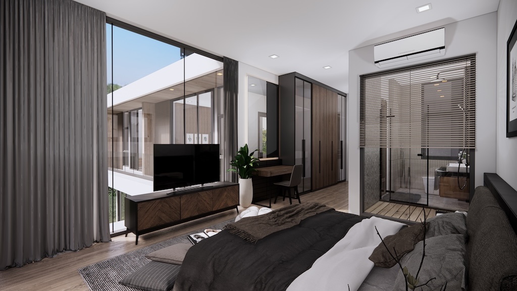 Koh Samui Contemporary Pool Villas Bedroom