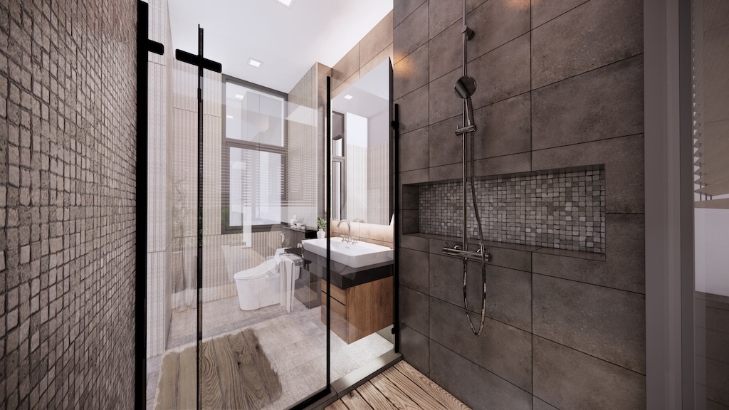 Koh Samui Contemporary Pool Villas Bathroom