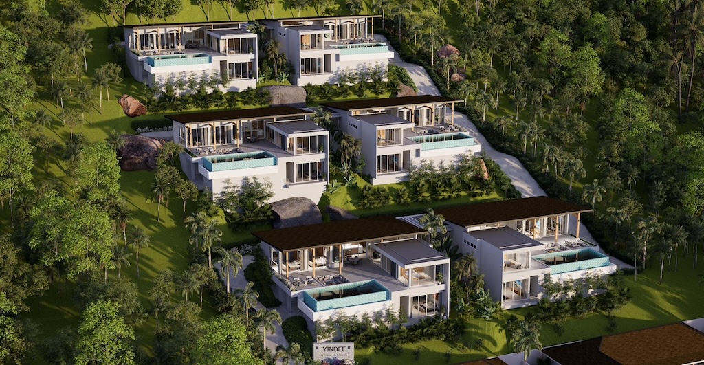 Koh Samui Crystal Bay Villas Site Render