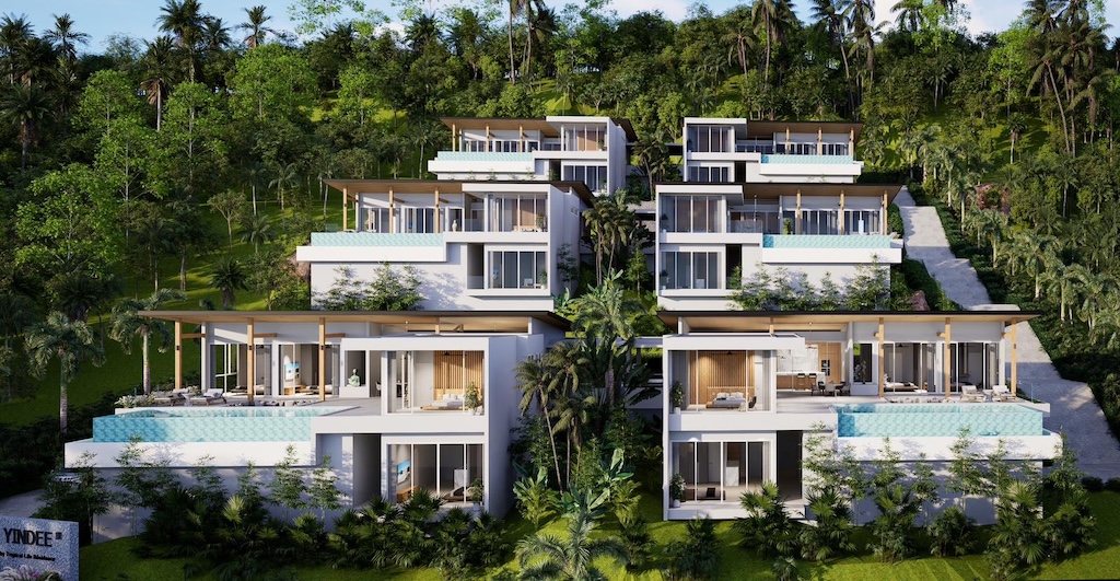 Koh Samui Crystal Bay Villas Site Render