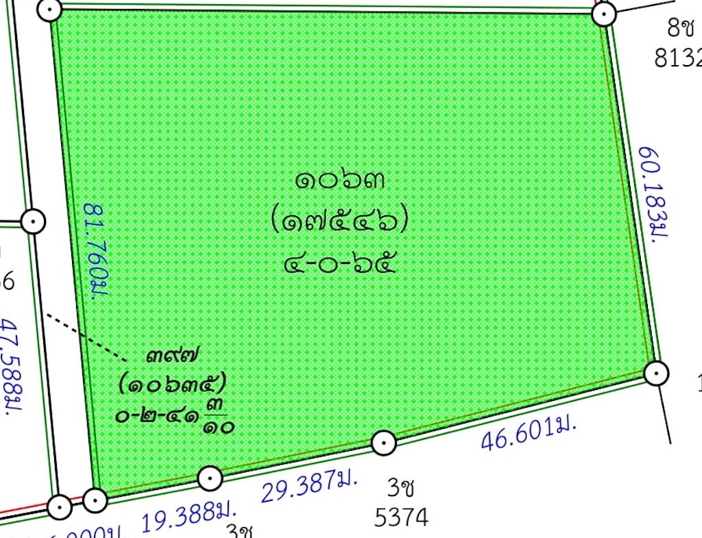 Koh Samui Development Land In Bophut Dimensions