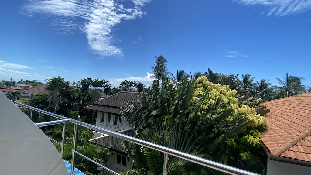 Koh Samui Duplex Apartment Balcony View