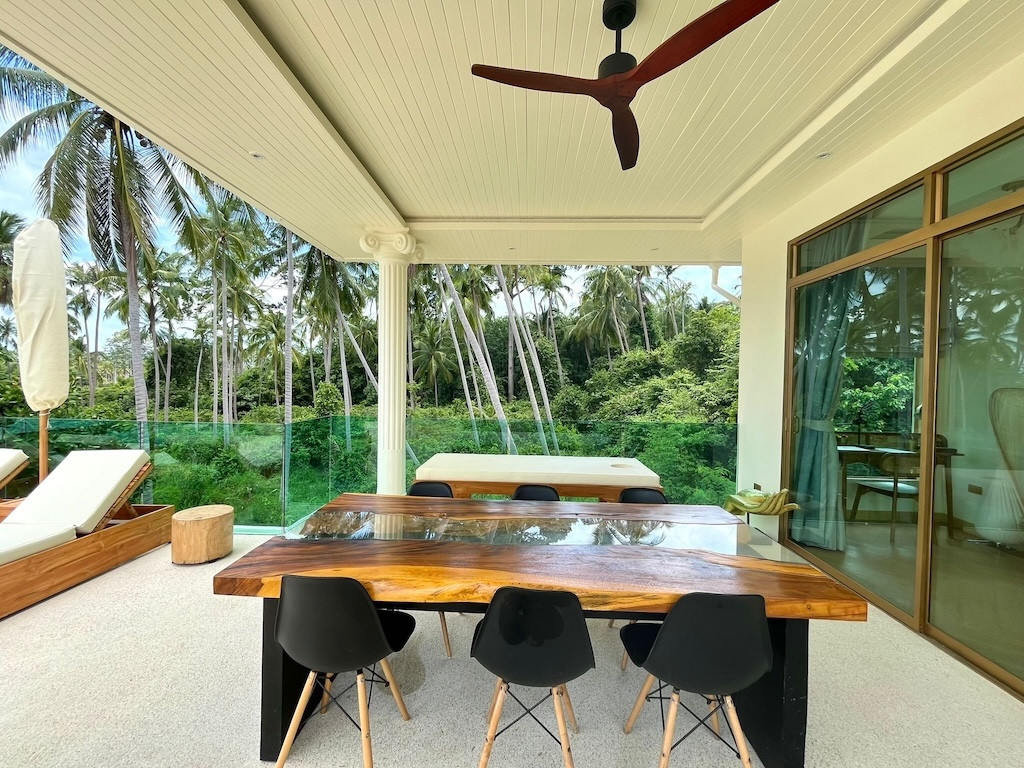 Koh Samui Laem Sor Villa Covered Terrace