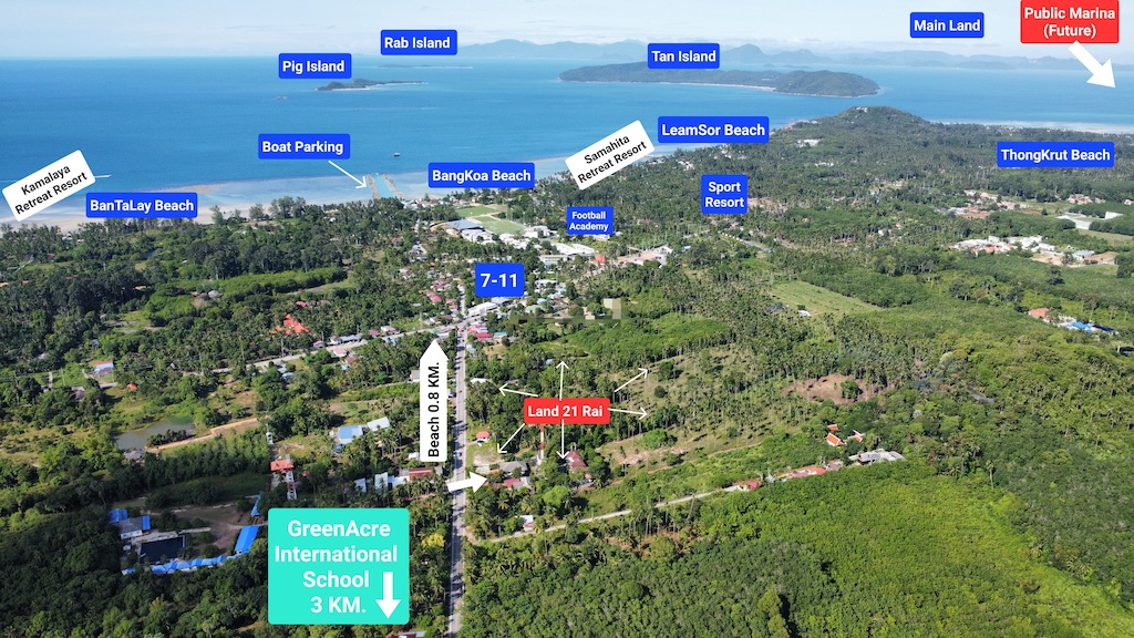 Koh Samui Land Bang Kao Area