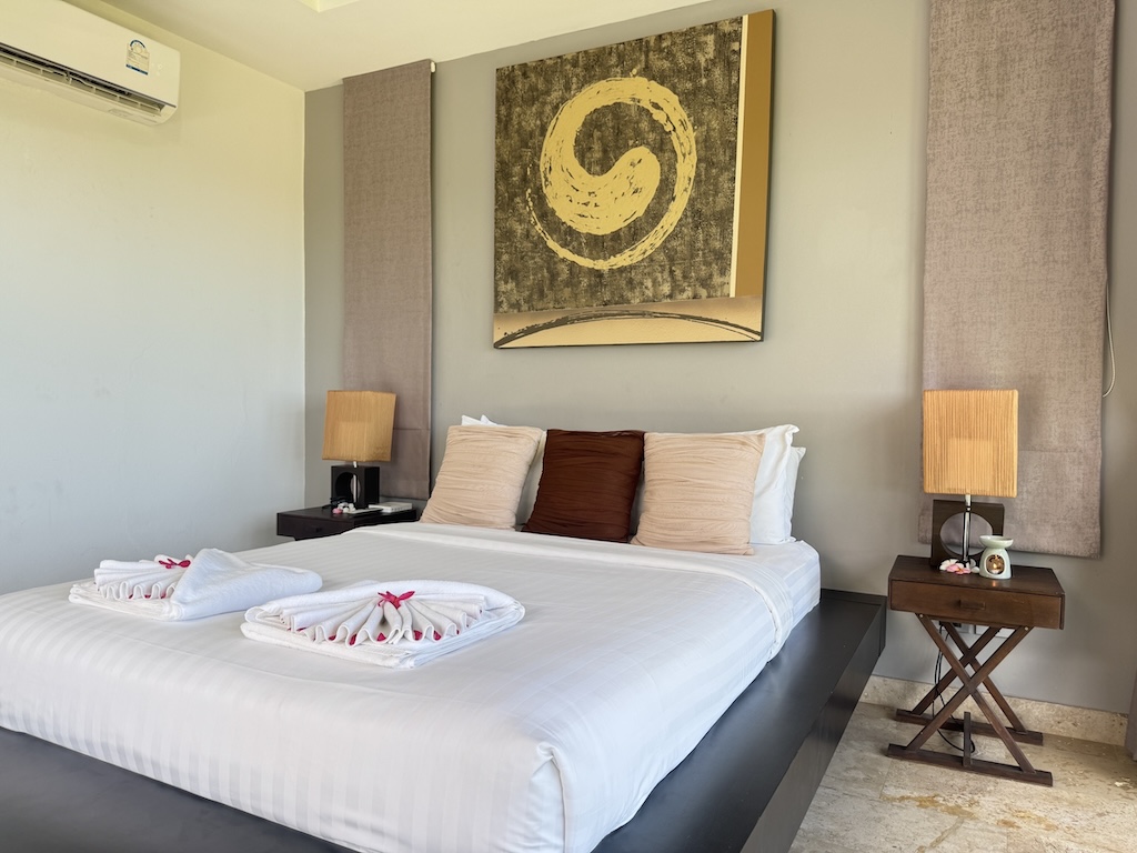 Koh Samui Longterm Villa Rental Choeng Mon Bedroom