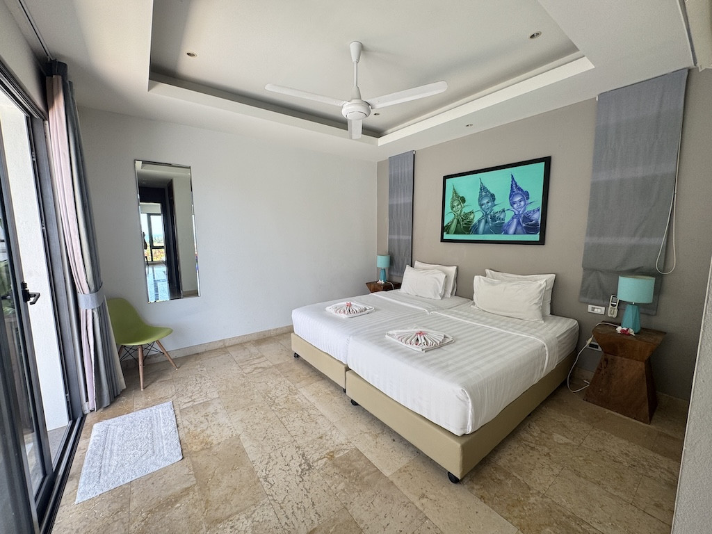 Koh Samui Longterm Villa Rental Choeng Mon Bedroom