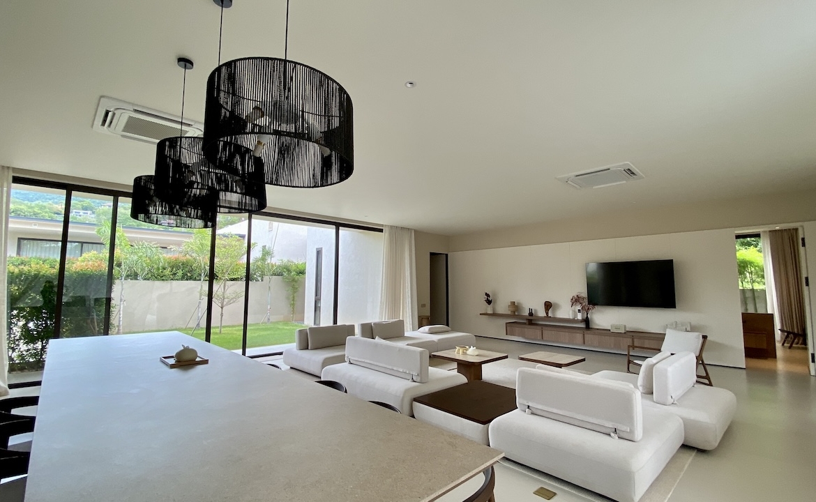 Koh Samui Luxury Pool Villa Living Area