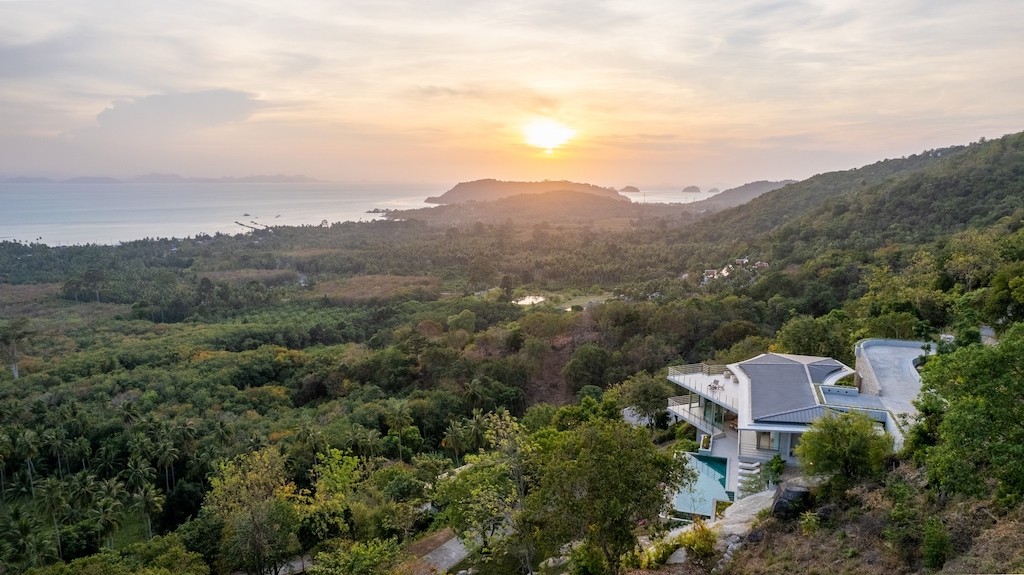Koh Samui Luxury Property Evening View