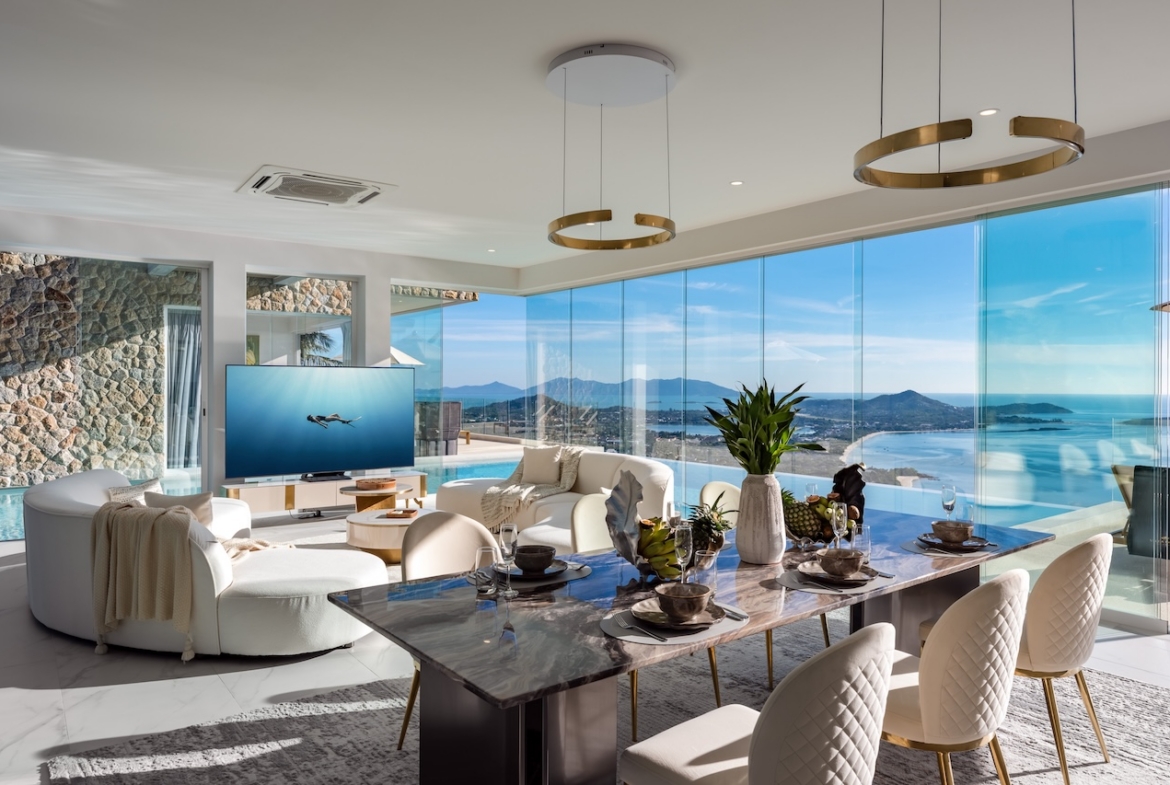 Koh Samui Luxury Residence Living Area