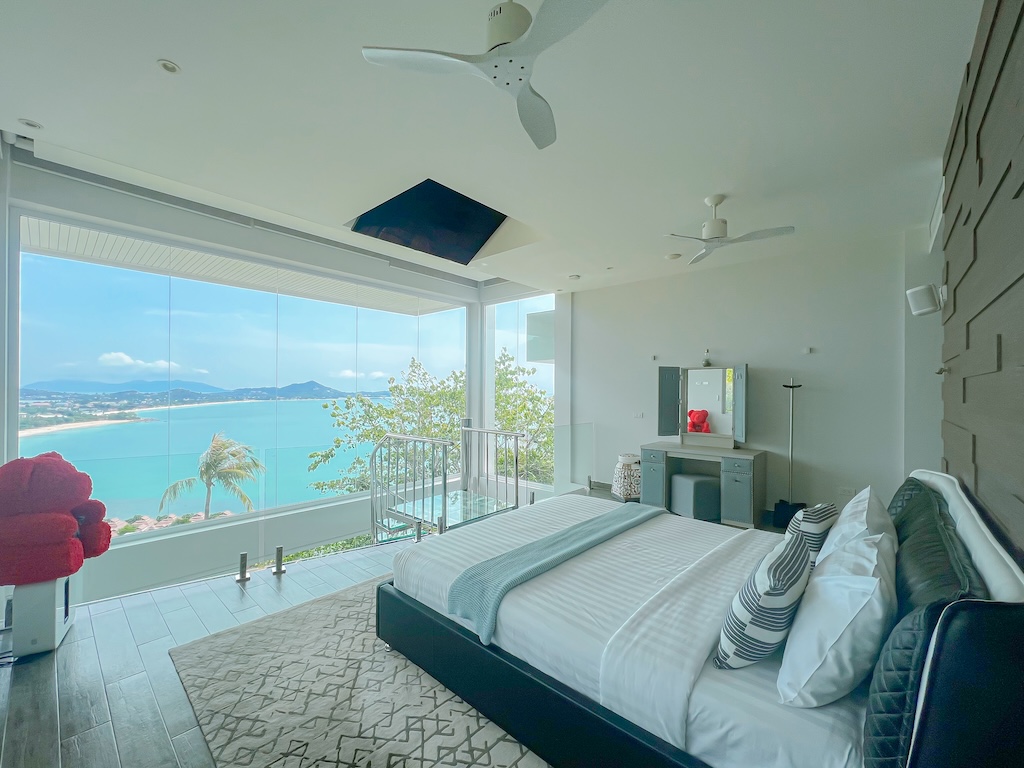 Koh Samui Luxury Sea View Villa Bedroom