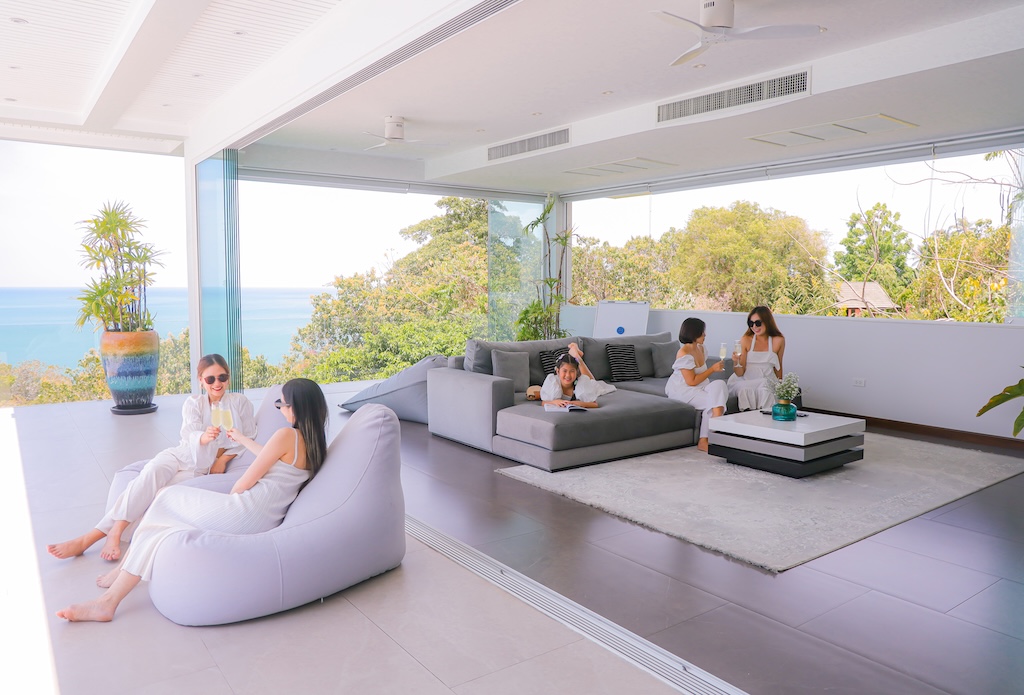 Koh Samui Luxury Sea View Villa Lounge