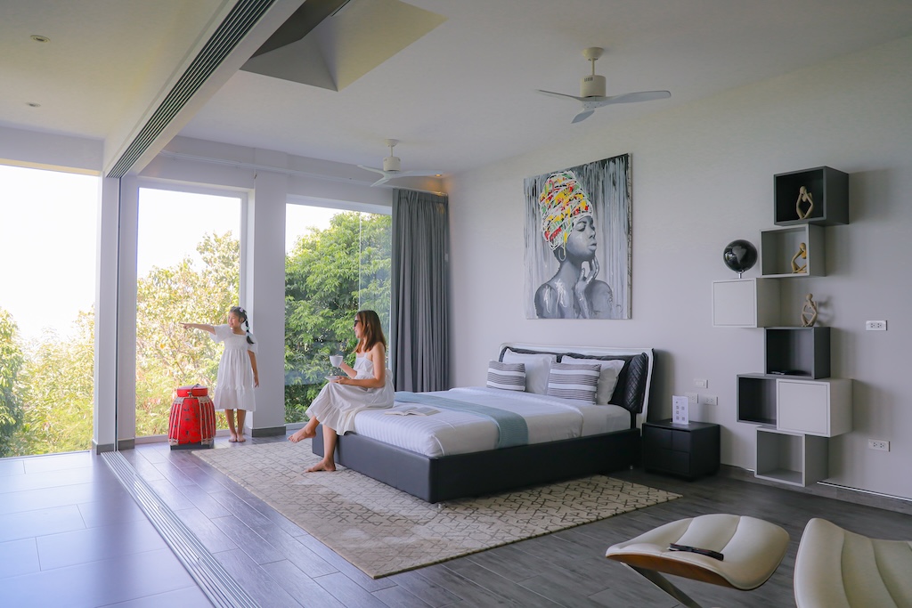 Koh Samui Luxury Sea View Villa Bedroom