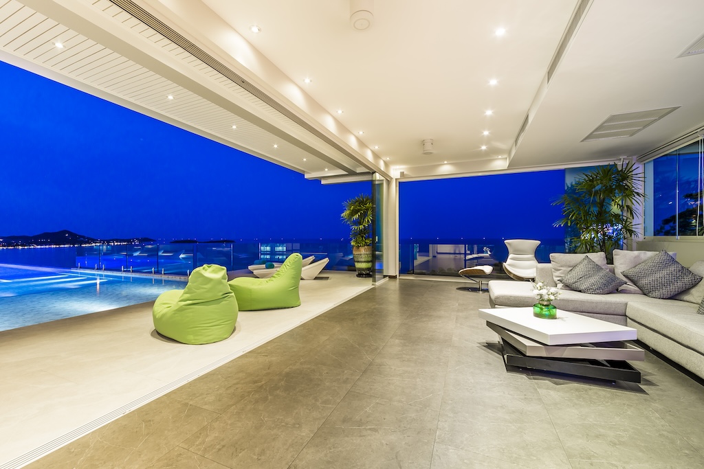 Koh Samui Luxury Sea View Villa Living Space
