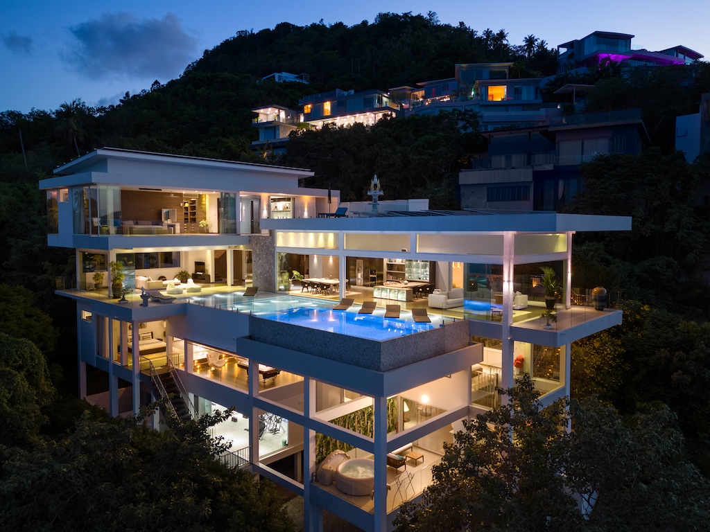 Koh Samui Luxury Sea View Villa Exterior
