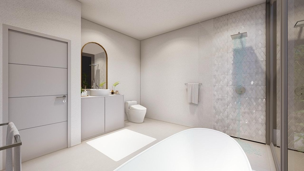 Koh Samui Luxury Townhouses Bathroom
