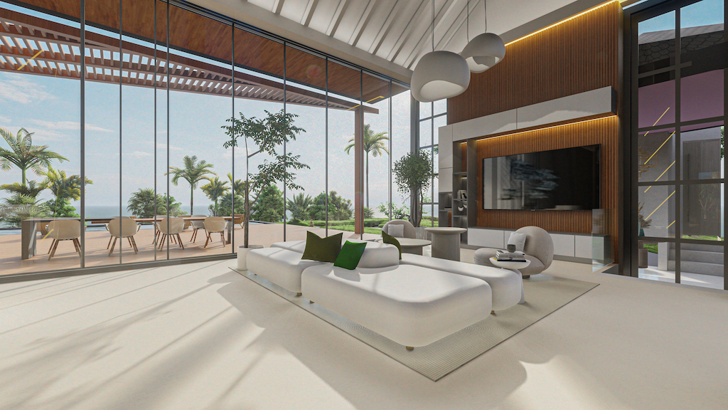 Koh Samui Luxury Villa Living Area