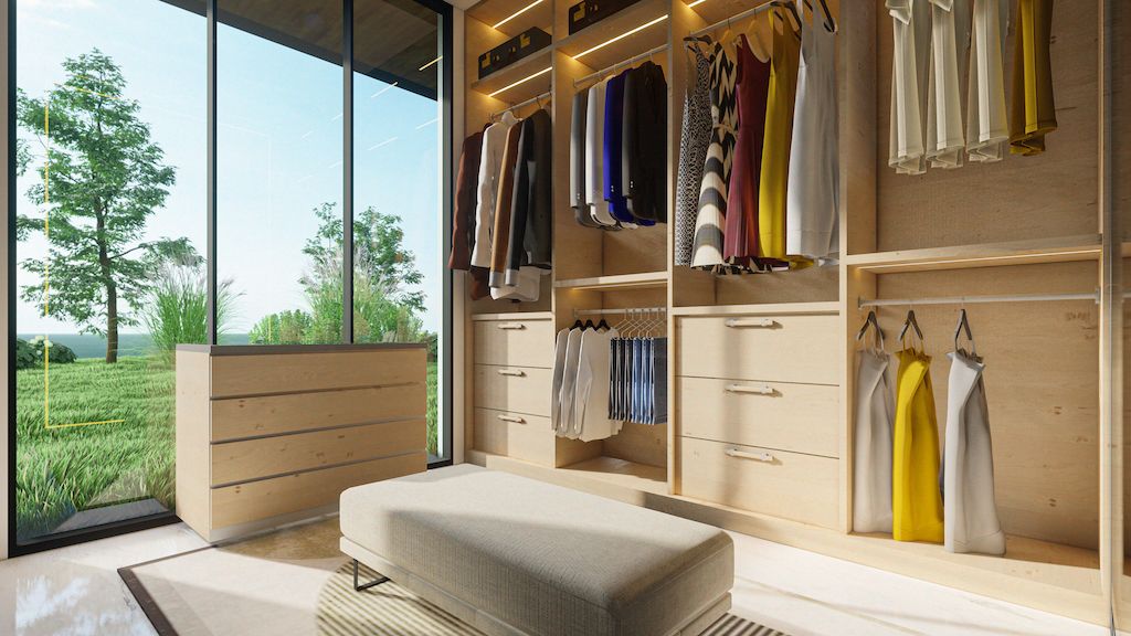 Koh Samui Luxury Villa Wardrobe