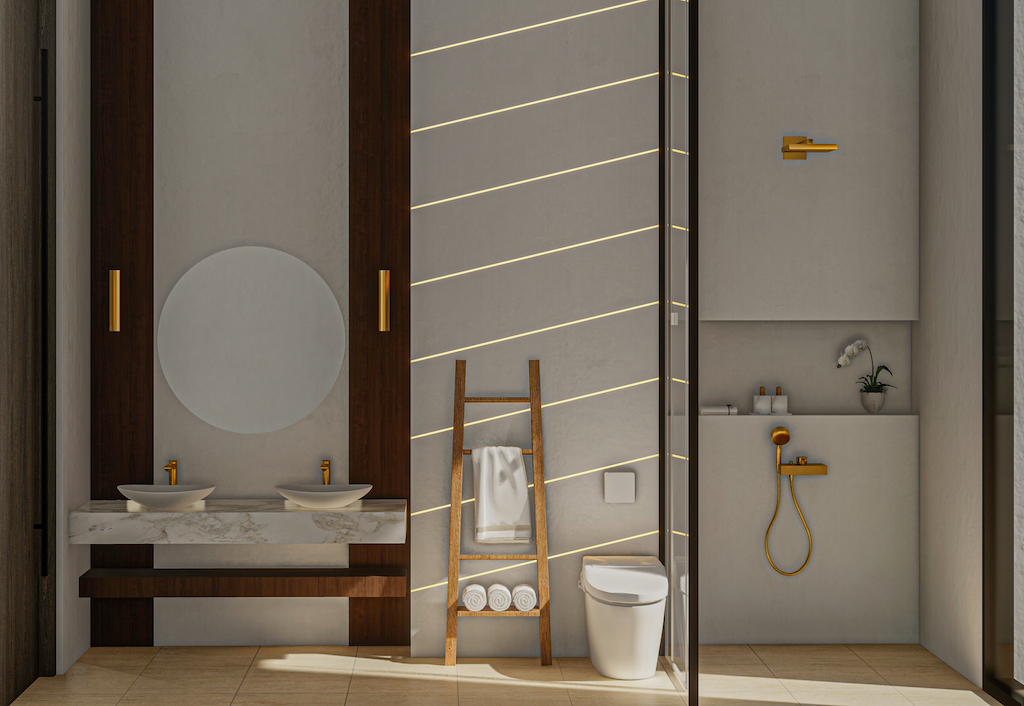 Koh Samui Luxury Villa Shower