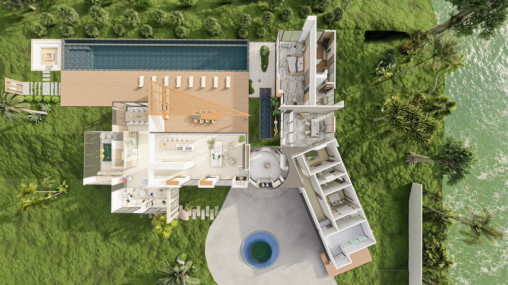 Koh Samui Luxury Villa Plan