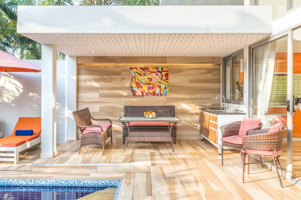 Koh Samui Maenam Property Outdoor Seating