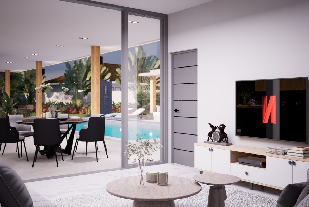 Koh Samui Maenam Villas For Sale Lounge