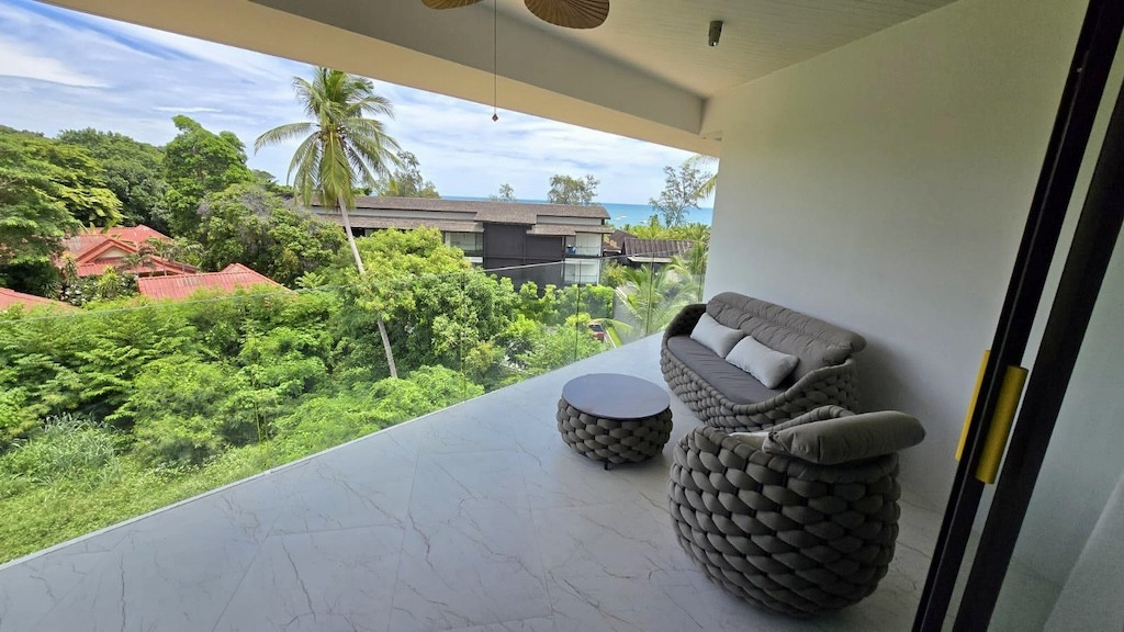 Koh Samui Modern Apartment Balcony