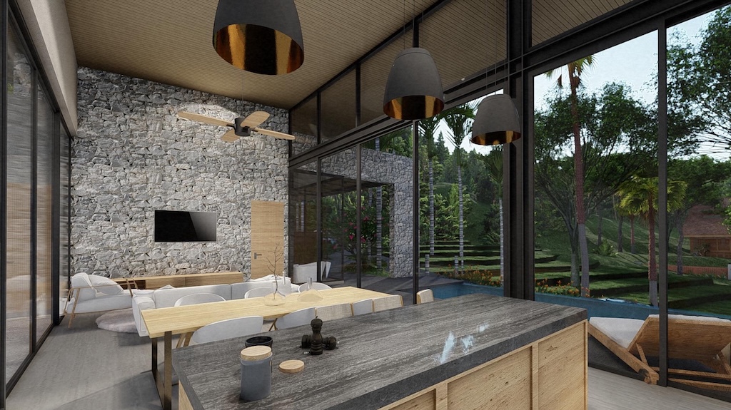 Koh Samui Modern Maenam Villas Dining