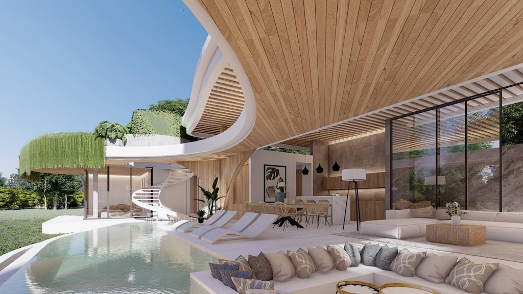 Koh Samui Modern Pool Villas Terrace