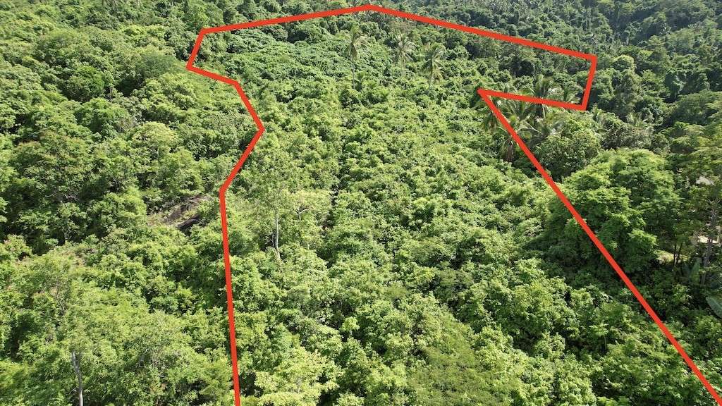 Koh Samui Na Muang Land Outline