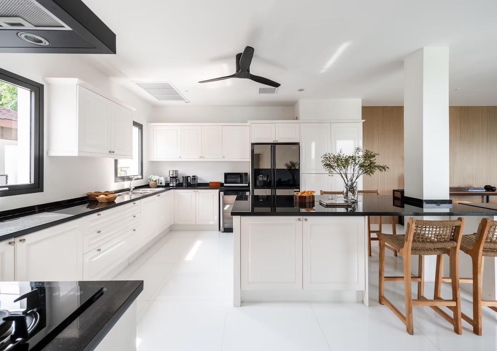 Koh Samui Ocean View Property Kitchen