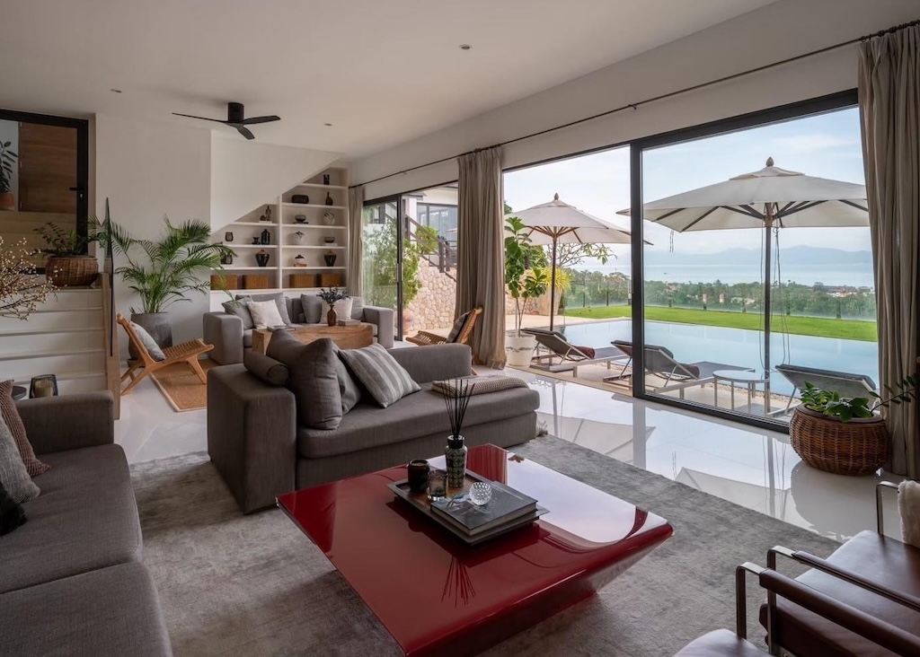 Koh Samui Ocean View Property Lounge