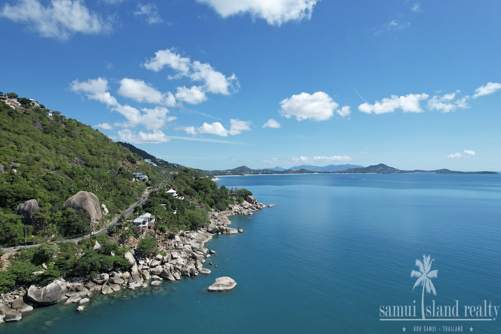 Koh Samui Oceanfront Land For Sale Coastline