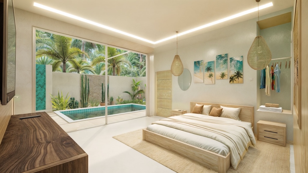 Koh Samui One Bedroom Villas Bedroom