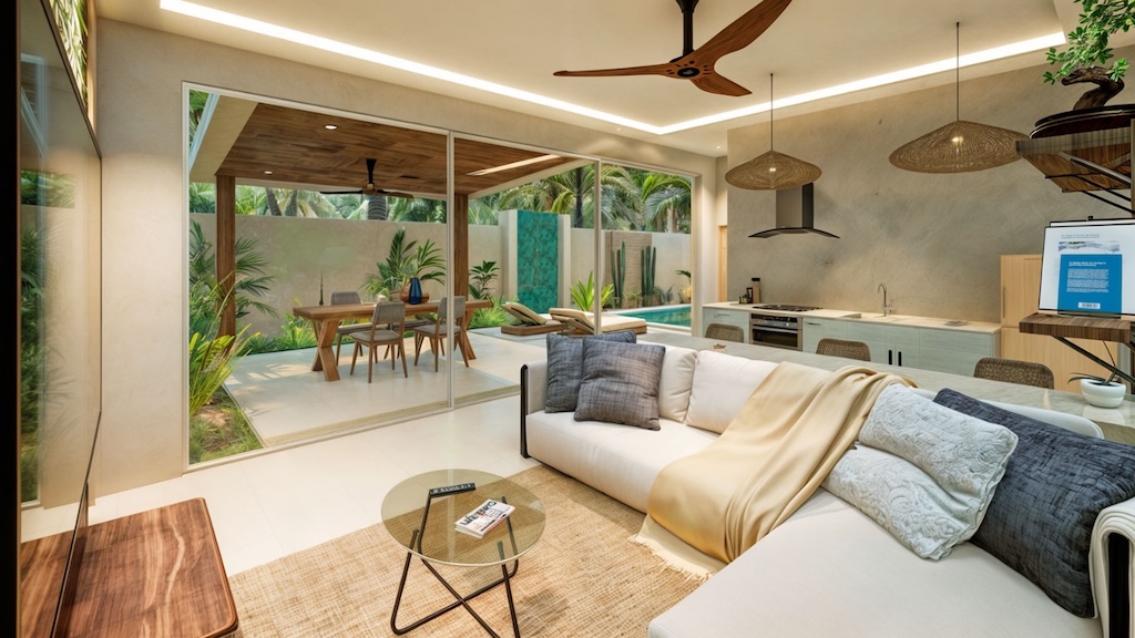Koh Samui One Bedroom Villas Living Area