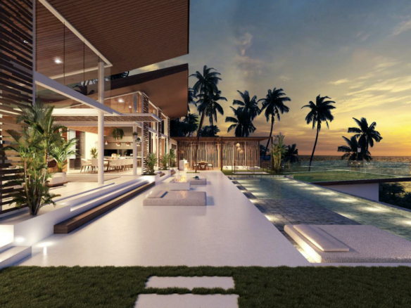 Koh Samui Pacific Palisade Evening View
