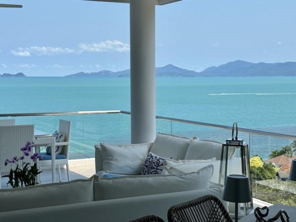 Koh Samui Penthouse Apartment Lounge view