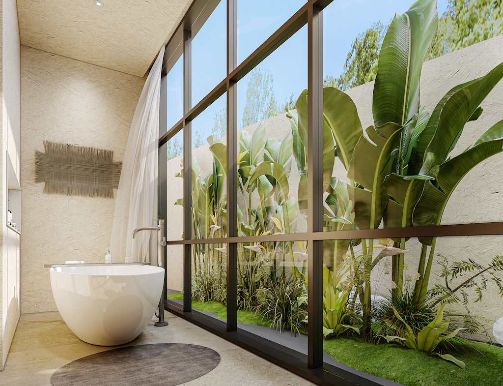 Koh Samui Plai Laem Villas Bath