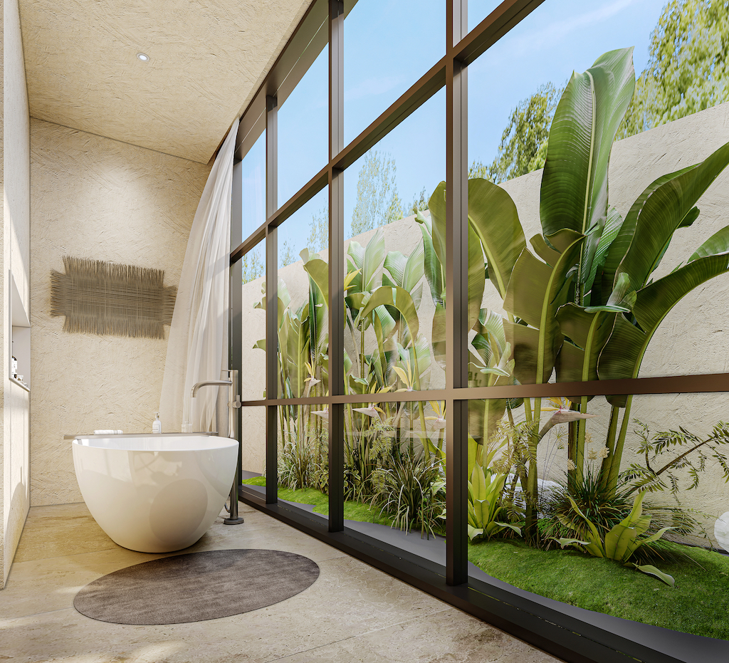 Koh Samui Plai Laem Villas Bath