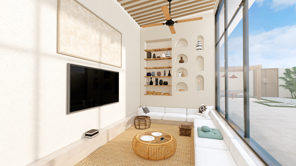 Koh Samui Plai Laem Villas Living Area