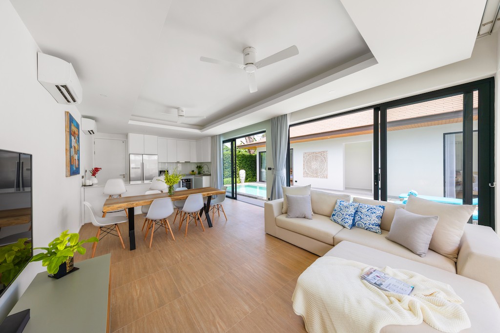 Koh Samui Pool Villa For Sale Living Area