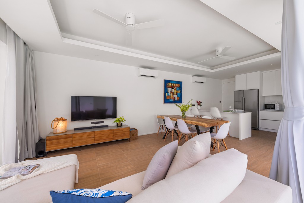 Koh Samui Pool Villa For Sale Living Area