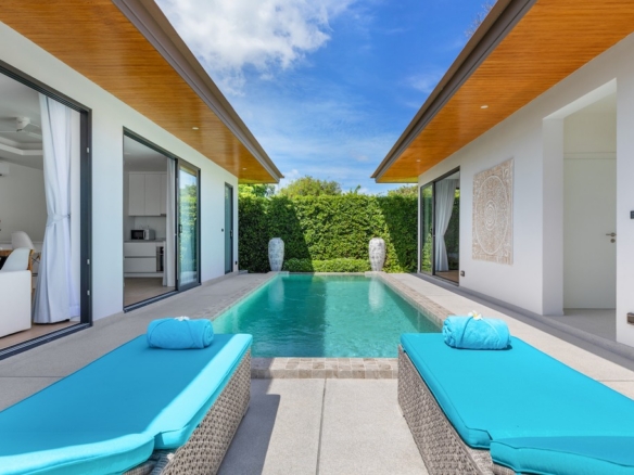 Koh Samui Pool Villa For Sale Sun Loungers