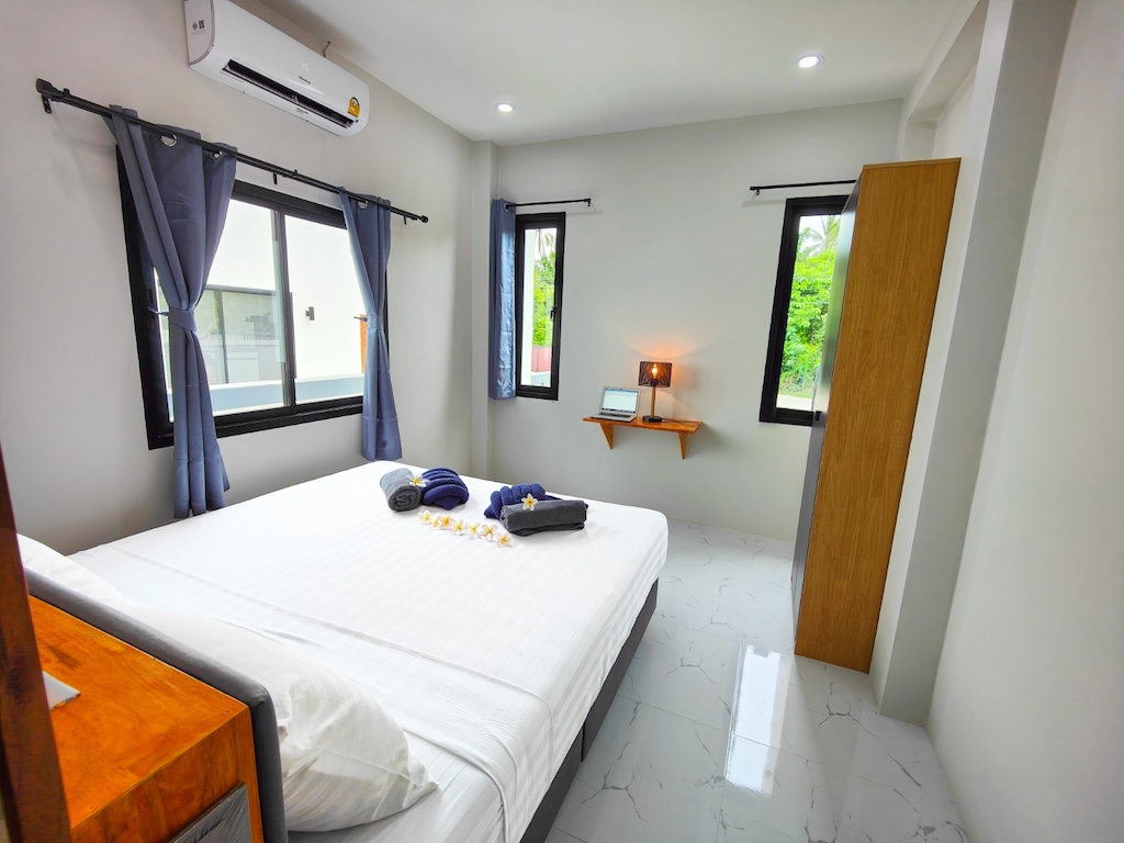 Koh Samui Pool Villa For Sale in Lipa Noi Bedroom