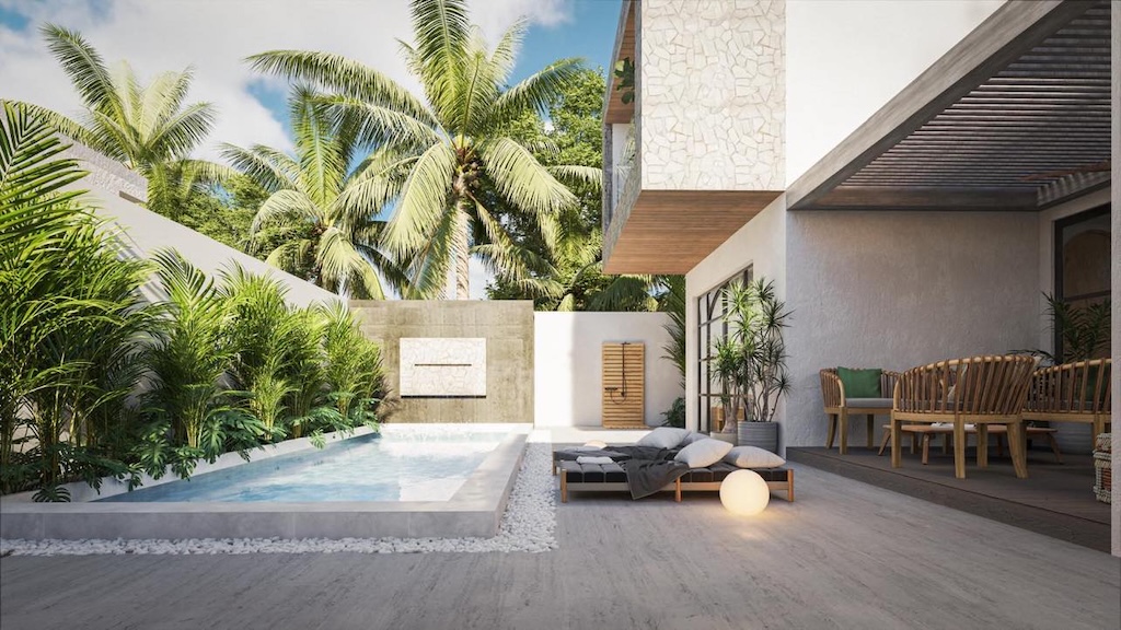 Koh Samui Pool Villas Bangrak Poolside Terrace