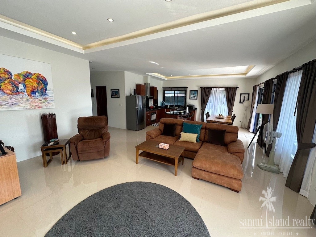 Koh Samui Property Bang Rak Living Area